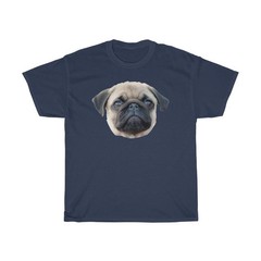 Personalized Pet Portrait Comfort Tee Custom Dog Cat Photo Shirt