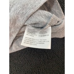 LAT APPAREL Gray Crew Neck T Shirt Short Sleeve Basic Tee Men’s Medium