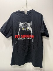 Pet Sematary Remake RARE 2019 Black Promo T-Shirt Sz L Horror Stephen King