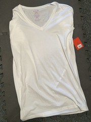NWT Tommy John white T-shirt XL spandex/cotton lightweight