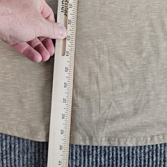 Coofandy Tshirt Mens LARGE Beige Ribbed