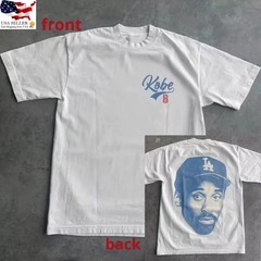 Kobe Bryant “Dodgers” Tee – Tribute Streetwear Essential Vintage T-Shirt PD1539