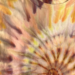 NEW Spiral Ice Tie Dye T-Shirt, Unisex L SS, Pastels