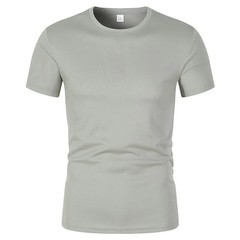 Quick-drying Men Running Shirts Fitness Compression Gym Polyester Sports T-shirt