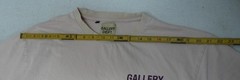 Gallery Dept T Shirt Mens Large Souvenir Tee Cream Beige Double Sided Hollywood