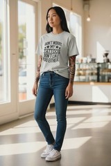Port & Company ‘Don’t Worry My Tattoos Don’t Like You Either’ Edgy Graphic Tee L