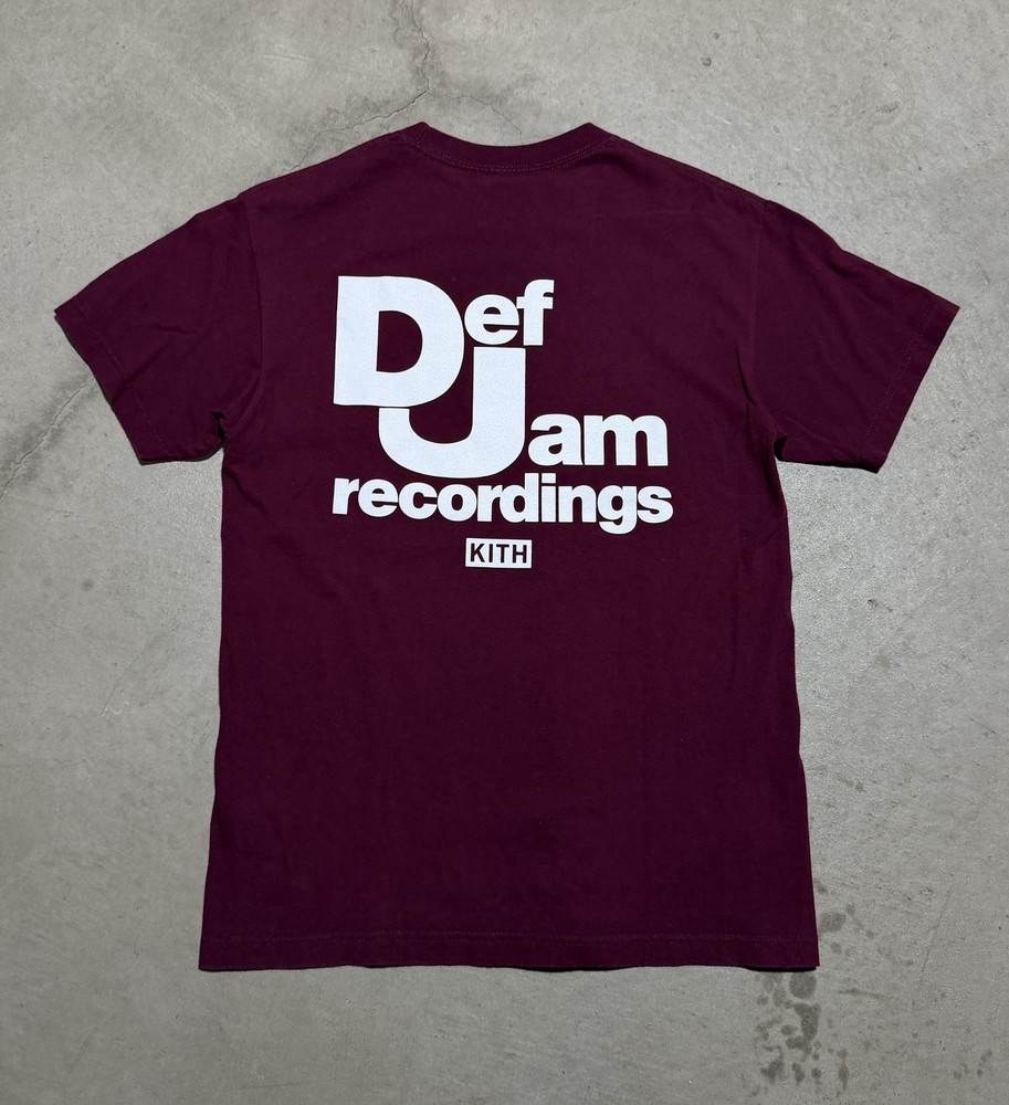 Kith x Def Jam Recordings T Shirt Size M LIMITED EDITION Monday Program FW19