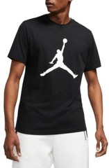 $73 NIKE AIR JORDAN JUMPMAN CREW T-SHIRT & PRO SNAPBACK SET BLACK WHITE sz M