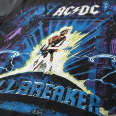 ACDC Ballbreaker World Tour 1996 Men’s T Shirt Locations Rock Band Concert
