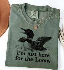 Funny Loon Bird Lover Graphic Comfort Tee