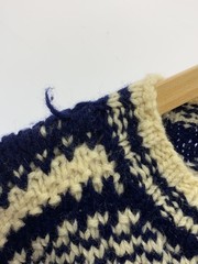 Other brands: JOHN ASHFORD SPORT knit sweater (thick), size M, wool, blue, plain