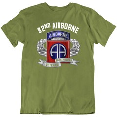 82 Airborne Paratrooper Army Hero Warrior Veteran T-Shirt Tee Gift New