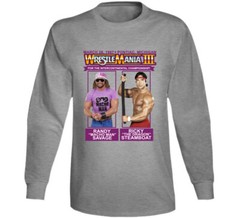 Randy Savage Macho Man Ricky Steamboat The Dragon Wrestlemania 3 Wrestling Fan T