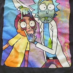 Rick & Morty T-Shirt Mens XL Black Adult Swim Comedy Funny Ripple Junction Flaw
