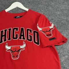 Chicago Bulls NBA CHAMPIONSHIP T-Shirt~Men’s XL~Pro Standard Red Crew neck