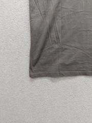Karl Lagerfeld Men Shirt XXL Gray Crew Neck Short Sleeve Flat Front Outdoor Tee