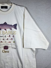 Vintage Orvis Au Sable River Brown Trout Fishing Tshirt Made In USA XXL Rare 26A