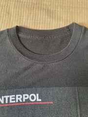 Interpol – North American Tour 2023 Concert Tee Shirt Size? See Photos