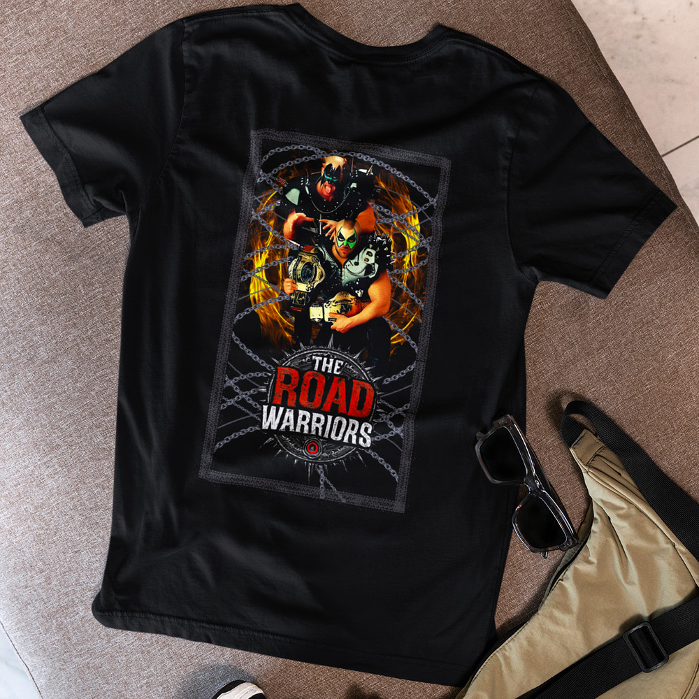 Old School Road Warriors Tee – Hawk & Animal Retro Wrestling Shirt by OnCulture
