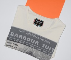 MEN’S BARBOUR INTERNATIONAL SUIT T-SHIRT TEE SIZE S /SLIM FIT (XS) P2P 17. 3″