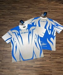 26SS Hell Studios star Color Line Logo Mens trendy short sleeved T-shirt