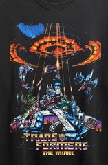 Transformers The Movie Aged T-Shirt Black M