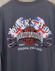 Harley Davidson Motorcycle Biker Wolf Eagle T-shirt Size 2XL London, England