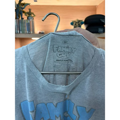 Family Guy Shirt 2XL Ripple Junction Gray Cartoon Tee Peter Griffin Pit To Pit 2
