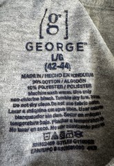 Gerry Grey T Shirt Basic Short Sleeve Top Men’s Size Large