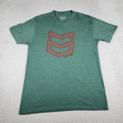 MTN OPS Shirt Mens Large Green Short Sleeve Graphic Tee Casual Outdoors