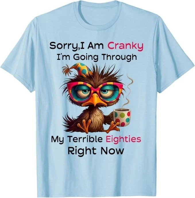 Sorry I Am Cranky I’m Going Through My Terrible Eighties T-Shirt 1