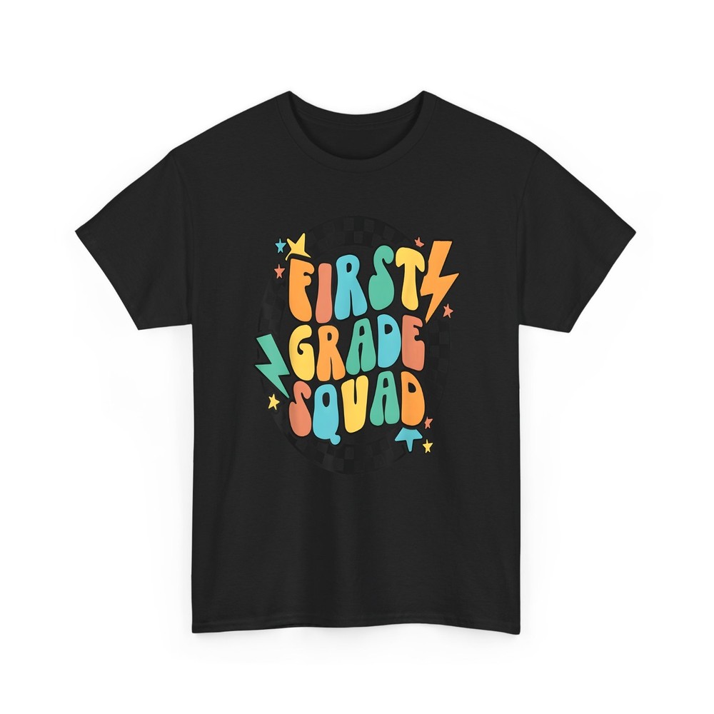 Back to School Groovy 1st Grade Crew Squad Gift Women Tee
