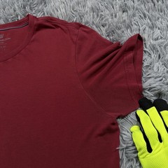 Mack Weldon Adult Shirt Large Red Daily Wear Pima Cotton Pullover Tee Mens