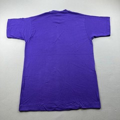 Vintage Purple Pocket T-Shirt Mens Medium BVD Blank Single Stitch Made USA 90s