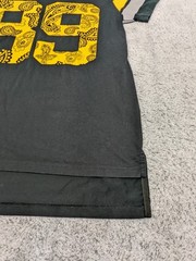 Maxi Milian New York Shirt Jersey Mens Black & Yellow Short Sleeve Paisley Large