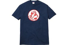 Supreme Molotov Tee SZ L Navy Blue