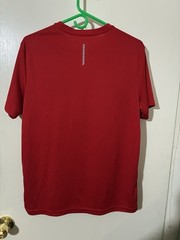 Athletic Works DriWorks Adult Medium (38-40) Red 100% Polyester T-Shirt