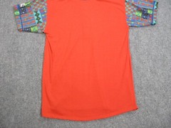 VINTAGE Starter Flip Side Shirt Mens Medium Orange Hoodie Patch Logo Deadstock