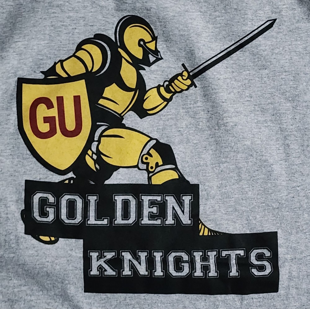 Gannon University T-Shirt Sz Large Golden Knights Erie Pennsylvania GU Tee