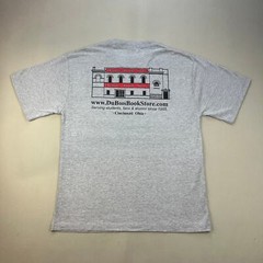 Vintage University Of Cincinnati T-Shirt Adult Medium Gray DuBois Book Store 90s