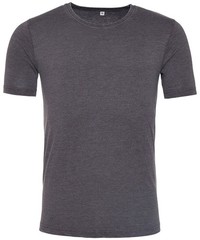 AWDis Just Ts & Polos Washed T-Shirt JT099 – Men’s Faded Plain Casual Crew Neck