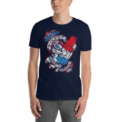 UFO Rocket Pop Astronaut Space Planet Tattoo ASTROPOP Shirt Summer Popsicle NASA