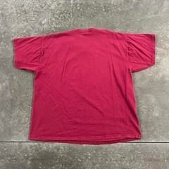 Y2K Nike Burgundy Red Mini Swoosh T Shirt XL
