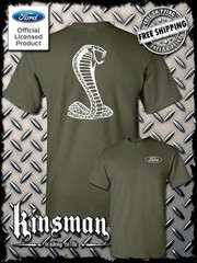 Licensed Ford / Shelby Cobra Logo T-Shirt – Official Product Mustang GT500