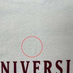 Vintage University Of Chicago T-Shirt Mens Small White College MV Sport Oversize