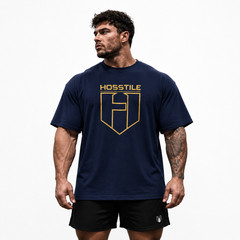 Oversized Gym T Shirt for Men’s Bodybuilding Fitness Streetwear Cotton Tee