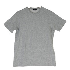 Ciao Italy Loopback Sweatshirt T Shirt Grey Short Sleeve Cotton Size S Minimalis