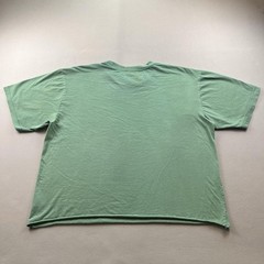 Elwood T-Shirt Mens XL Green Blank Relaxed Raw Hem Short Sleeve Single Stitch