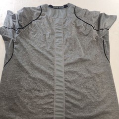 NIKE PRO Dri-FIT Fitted Short Sleeve Athletic T-Shirt Grey XXL
