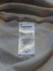Supreme Ringer Crew Neck T Shirt Yellow Black Cat Fireworks Logo S/S Top M SS24
